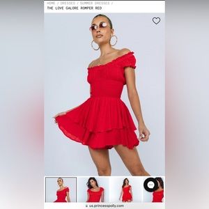 Princess Polly Love Galore Romper